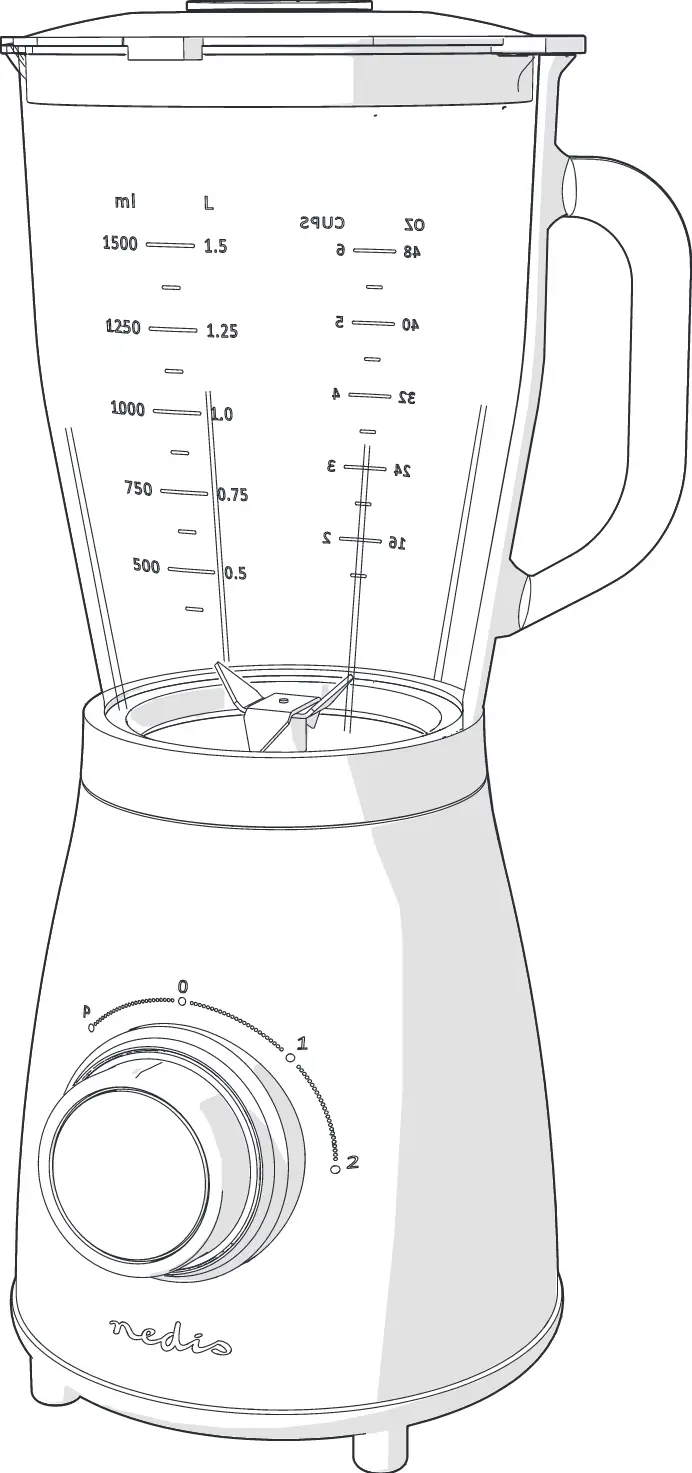 Nedis Kabl350cal Stand Blender User Manual