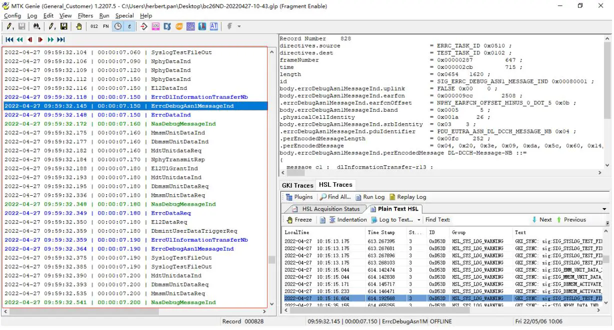 QUECTEL BC20 Genie Herbert Pan Module User Manual - By using ICONS in the toolbar as shown below
