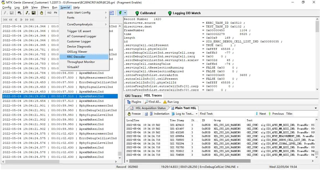 QUECTEL BC20 Genie Herbert Pan Module User Manual - If as shown below, through the menu bar
