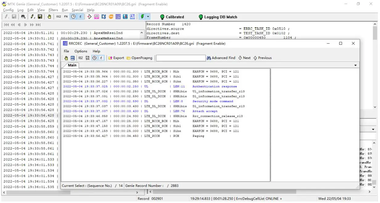 QUECTEL BC20 Genie Herbert Pan Module User Manual - If as shown below, through the menu bar