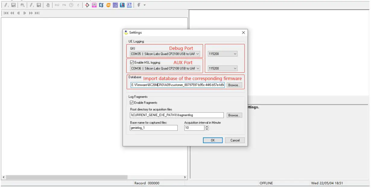 QUECTEL BC20 Genie Herbert Pan Module User Manual - To change the baud rate of DEBUG port