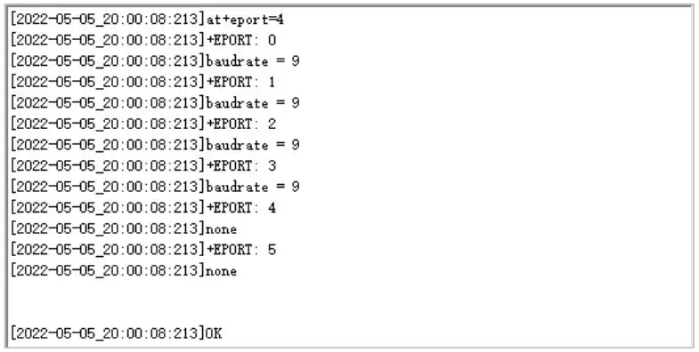 QUECTEL BC20 Genie Herbert Pan Module User Manual - To configure the baud rate