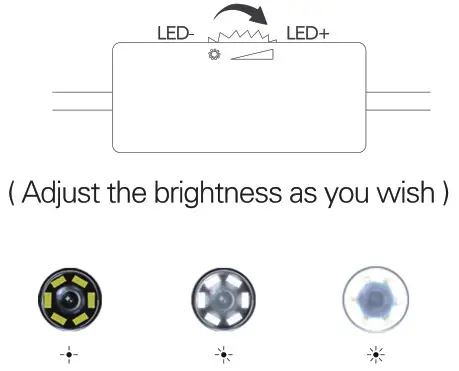 TESLONG NTG100H Rigid Rifle Borescope - How to Adjust LED Lights Intensity