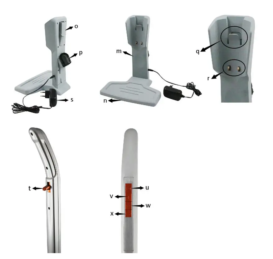 HEMA 2 in 1 Upright and handheld vacuum cleaner 14.8V-3