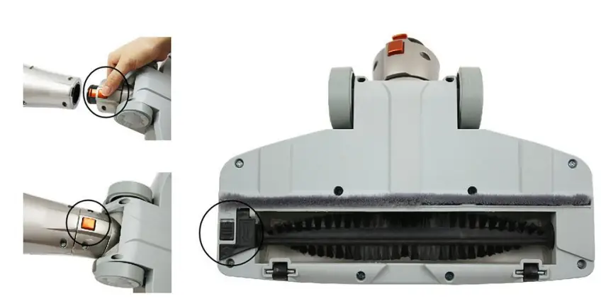 HEMA 2 in 1 Upright and handheld vacuum cleaner 14.8V-5