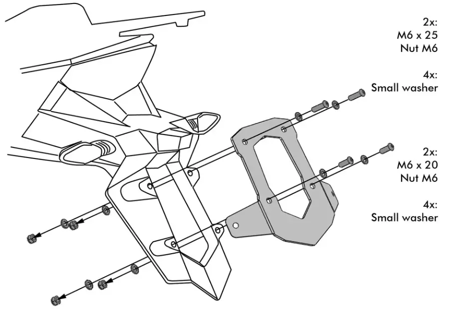 Touratech 6827-O Zega Evo x sondersystem - instraction