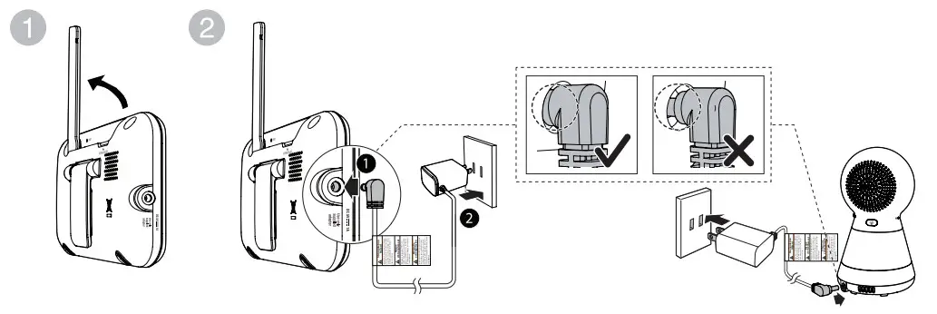 vtech VM5255 Remote Pan and Manual Tilt Video Baby Monitor - Figure 2