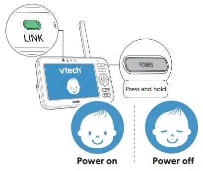 vtech VM5255 Remote Pan and Manual Tilt Video Baby Monitor - Figure 4