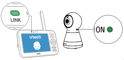 vtech VM5255 Remote Pan and Manual Tilt Video Baby Monitor - Figure 6