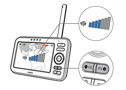 vtech VM5255 Remote Pan and Manual Tilt Video Baby Monitor - Figure 7