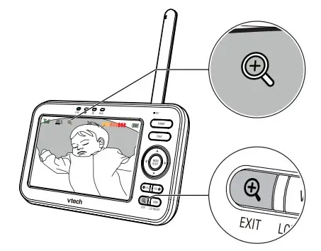 vtech VM5255 Remote Pan and Manual Tilt Video Baby Monitor - Figure 8