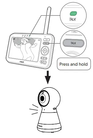 vtech VM5255 Remote Pan and Manual Tilt Video Baby Monitor - Figure 9