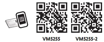 vtech VM5255 Remote Pan and Manual Tilt Video Baby Monitor - qr