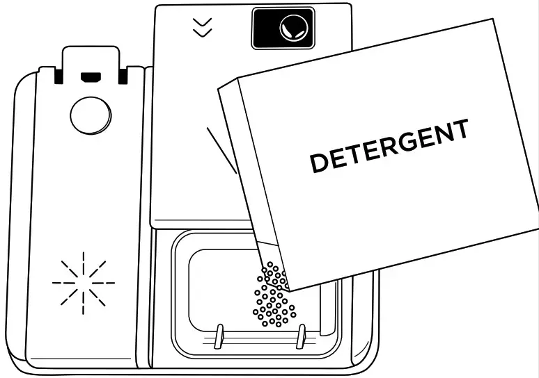 Westinghouse Dishwasher-------The Detergent pod