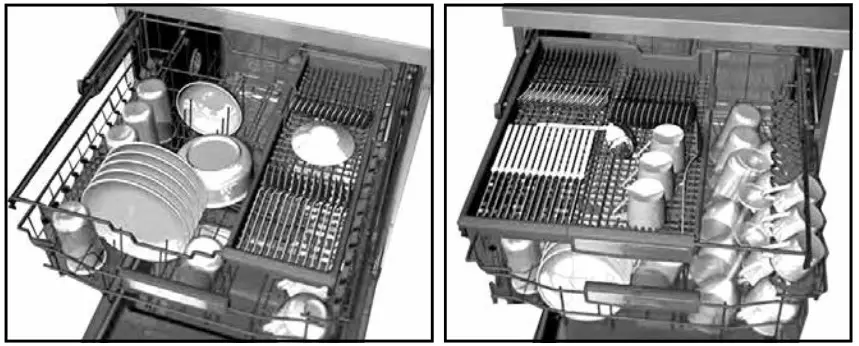 Westinghouse Dishwasher------The upper cutlery