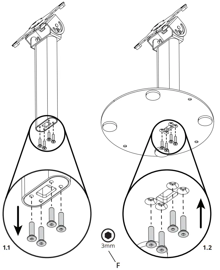 kanto SDS150 Desktop Security iPad Stand - fig3