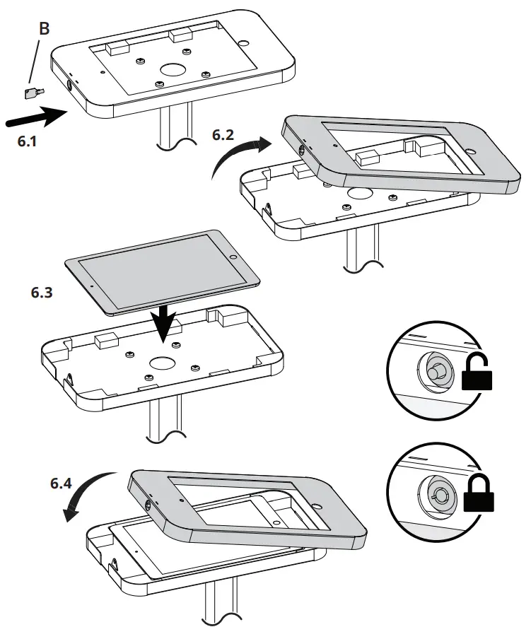 kanto SDS150 Desktop Security iPad Stand - fig8