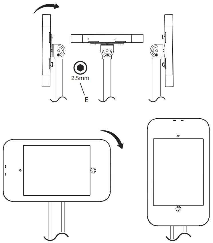 kanto SDS150 Desktop Security iPad Stand - fig9