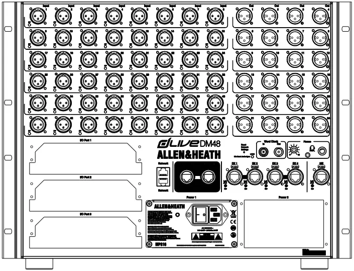 ALLEN HEALTH DM32 DLive 32 Input Digital Stagebox A3