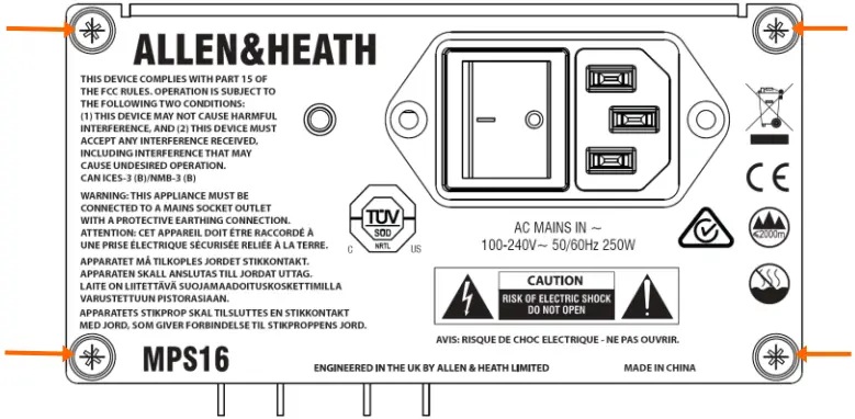ALLEN HEALTH DM32 DLive 32 Input Digital Stagebox A8