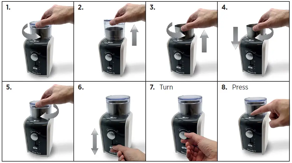 Starfrit-024008-Adjustable-Electric-Coffee-and-Spice-Grinder-03