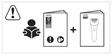 PHILIPS BRE700 Wet and Dry Epilator - fig1