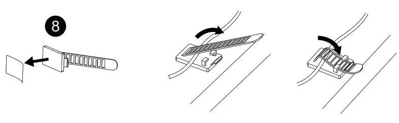 INSIGNIA Standing Desk - Attach the cables