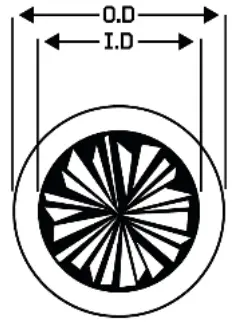 beamZ 150.395 Tiger 18R MKII Moving Head 2pcs in Flightcase - Outer Diameter