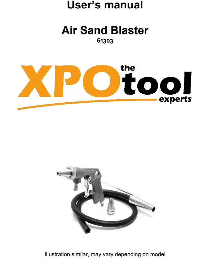 WILTEC 61303 Air Sand Blaster Gun User Manual