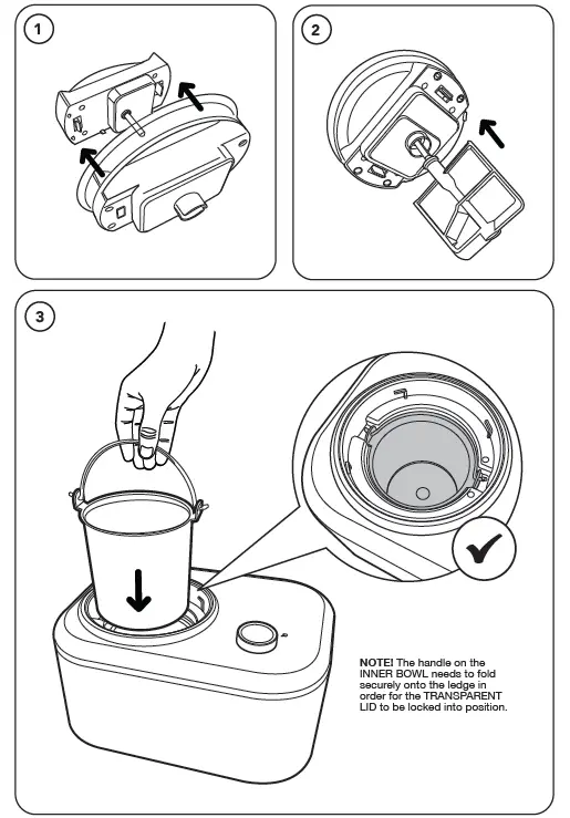 VonShef-2000152 1L Ice-Cream-Maker-with-Compressor-fig-3