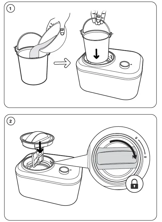 VonShef-2000152 1L Ice-Cream-Maker-with-Compressor-fig-5