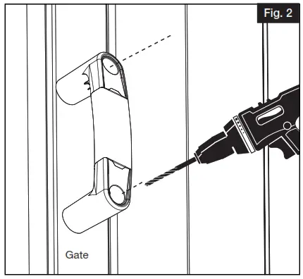 Barrette EZ GRIP Gate Handle - installed a