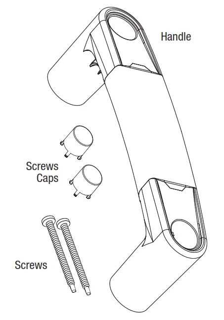 Barrette EZ GRIP Gate Handle