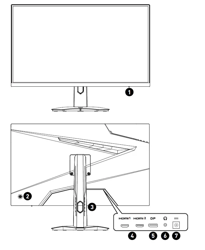 msi G274 68.6 cm (31) 1920 x 1080 pixels Full HD Gaming Monitor fig