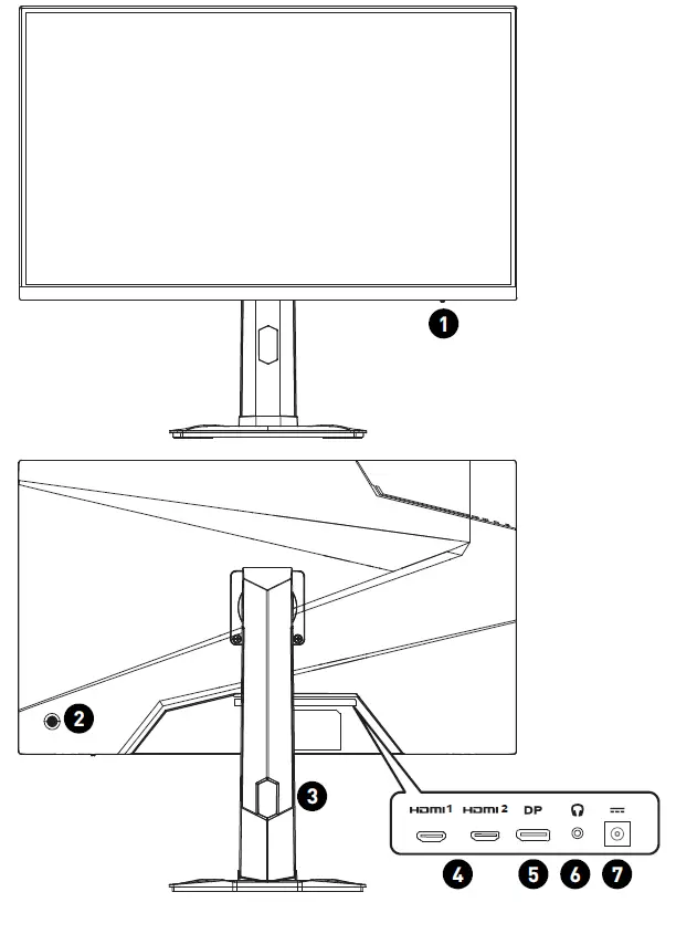msi G274 68.6 cm (32) 1920 x 1080 pixels Full HD Gaming Monitor fig