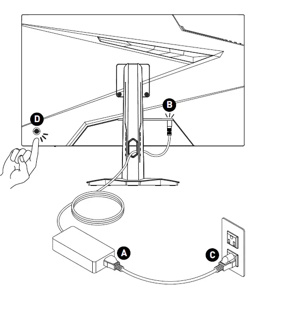 msi G274 68.6 cm (33) 1920 x 1080 pixels Full HD Gaming Monitor fig