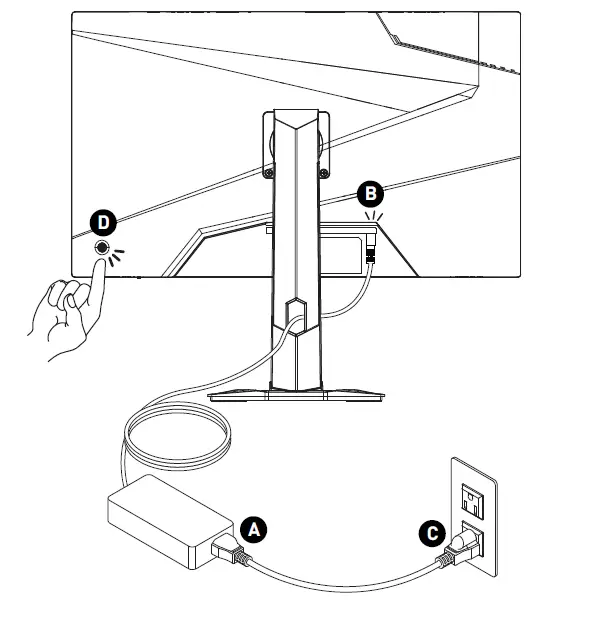msi G274 68.6 cm (34) 1920 x 1080 pixels Full HD Gaming Monitor fig