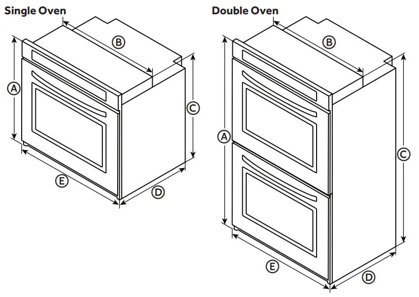 FORNO FBOEL1365 30 FBOEL1358 30 30 Inch Single and Double Built In Oven- Fig