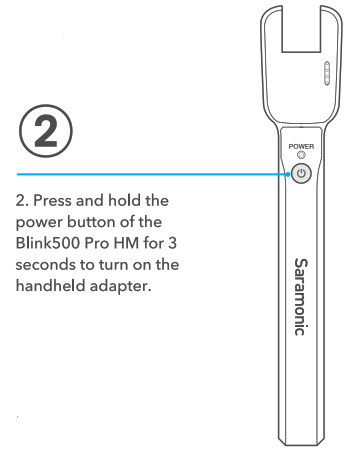 Saramonic Blink500 Pro HM Handheld - QUICE SETUP -2