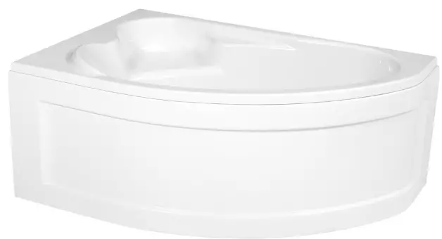 cersanit Kaliope 153x100 R Asymmetric Angular Acrylic Bathtub