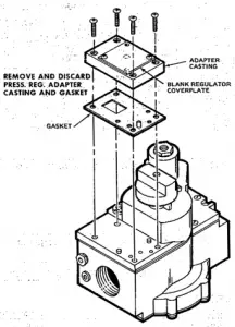 Removing adapter casting from high capacity valve body.