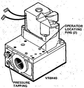 Mounting operator and pressure regulator