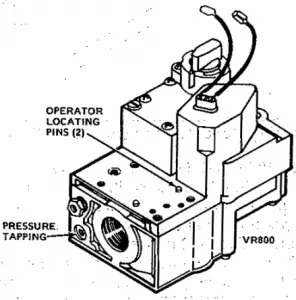 Mounting operator and pressure regulator