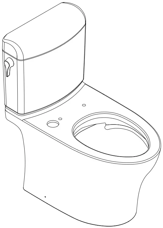 TOTO CST436 Dual Flush Toilet-fig1