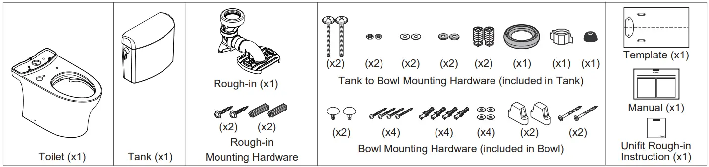 TOTO CST436 Dual Flush Toilet-fig2