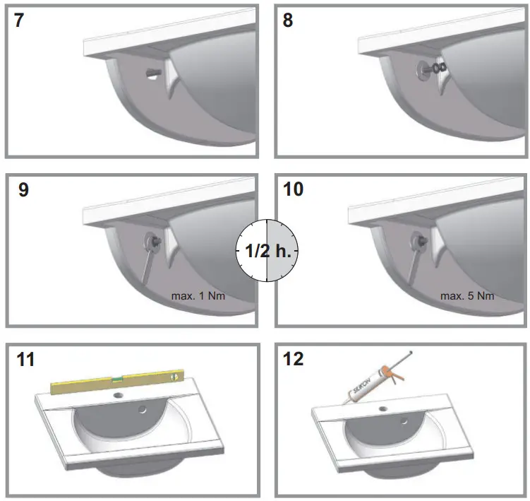 RAVAK UMYVADLO Classic 600 700 800 L R 4