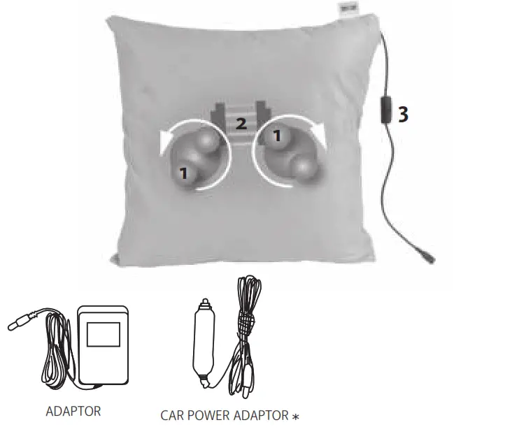 COMFY Massage Pillow Unique Massage Cushion - Fig