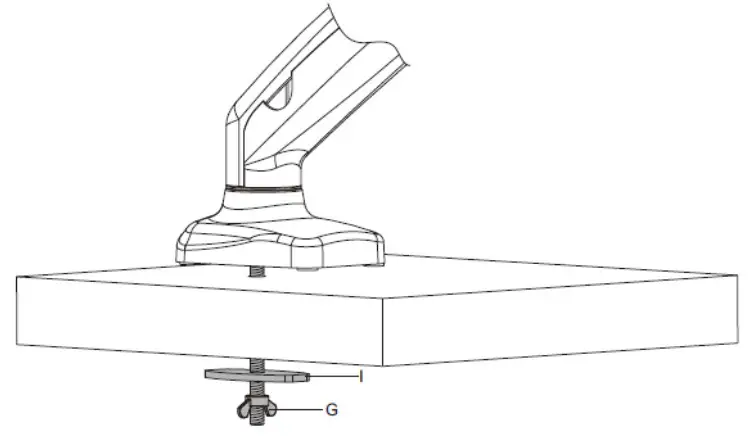 LINDY 40705-6 Single-Dual Display Gas-Spring Desktop Mount - Figure 5