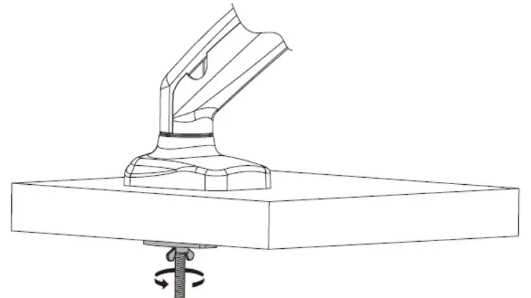 LINDY 40705-6 Single-Dual Display Gas-Spring Desktop Mount - Figure 6