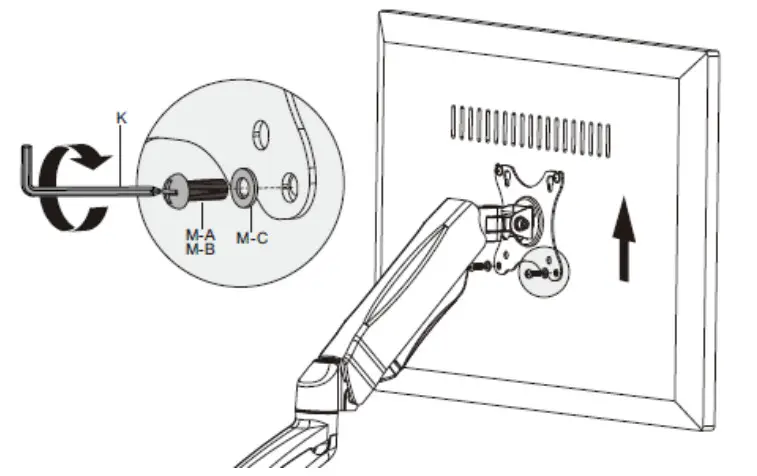 LINDY 40705-6 Single-Dual Display Gas-Spring Desktop Mount - Figure 8